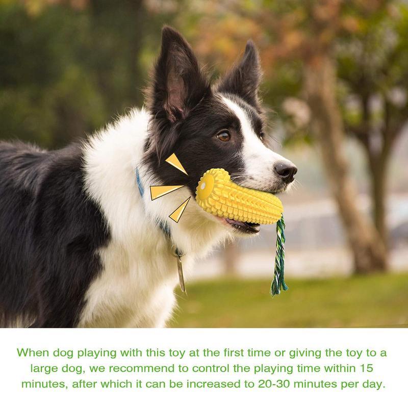 PROKEl Dog Chew Toy,5.8" Squeaky Corn Stick Rope Toy for Small, Medium & Large Breeds, Durable Chew Toy for Aggressive Chewers Everware Hub