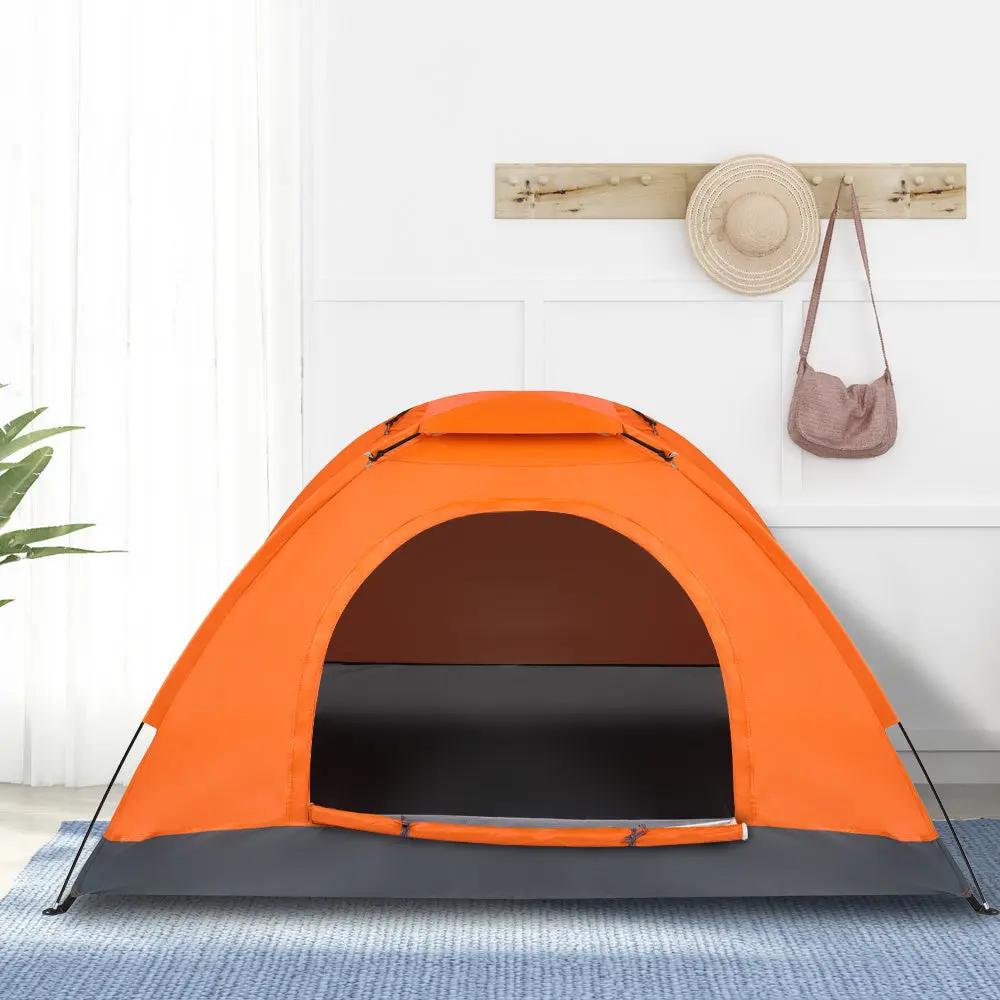 Single-Person Orange Tent – Lightweight & Waterproof Shelter Everware Hub