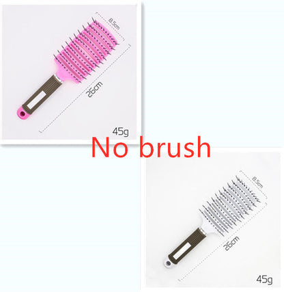 Hairbrush Anti Klit Brushy Haarborstel Women Detangler Hair Brush Bristle Nylon Scalp Massage  Teaser Hair Brush Comb Everware Hub