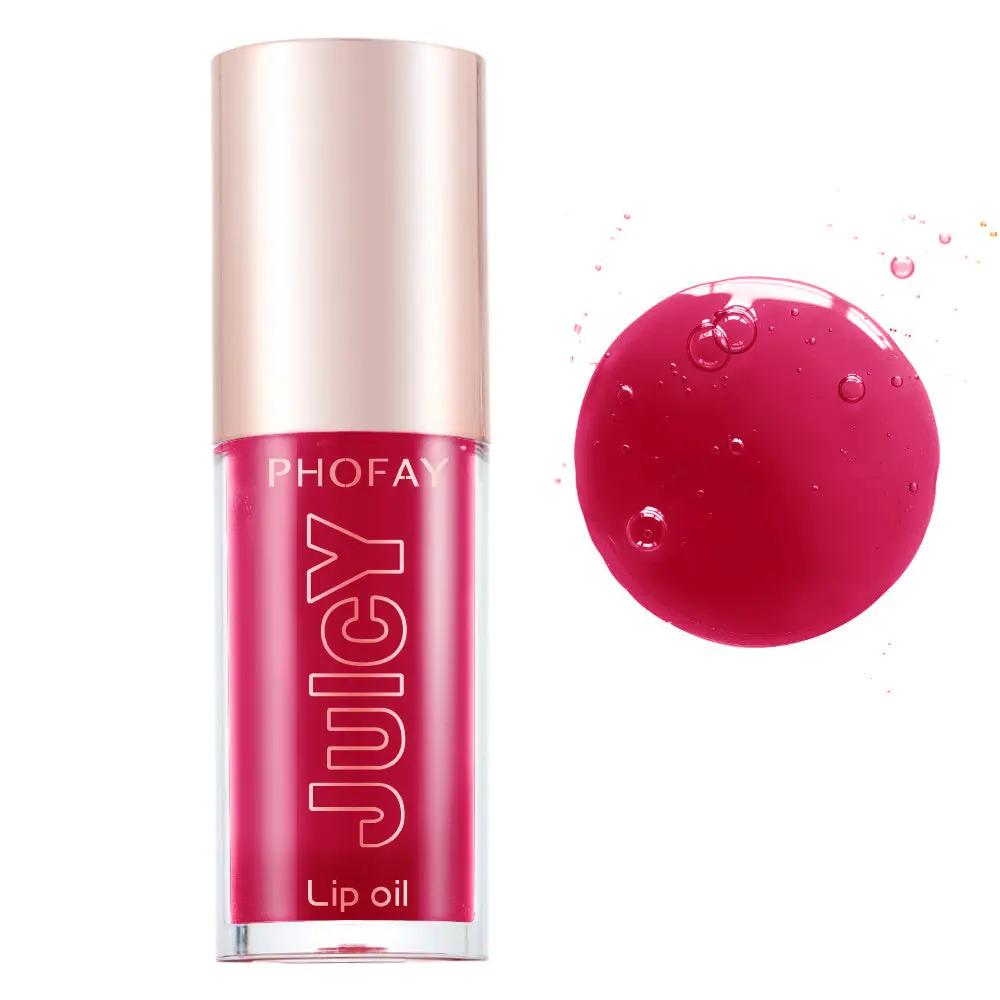 PHOFAY Juicy Lip Oil – Ultra-Hydrating, Sheer Shine Lip Treatment Everware Hub