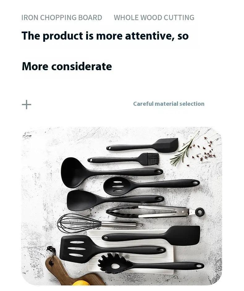 Non Stick Silicone Baking Utensils Black Everware Hub