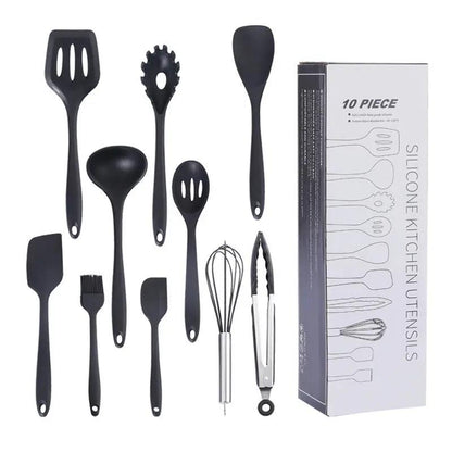 Non Stick Silicone Baking Utensils Black Everware Hub