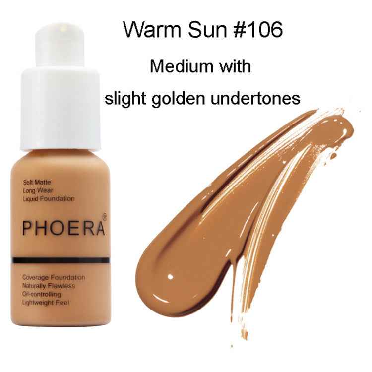 Explosive Press Type Oil Control Natural Color Matte Concealer Foundation Cream Everware Hub