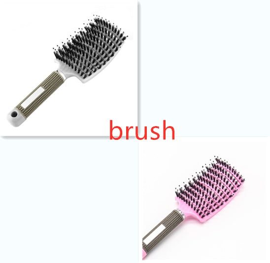 Hairbrush Anti Klit Brushy Haarborstel Women Detangler Hair Brush Bristle Nylon Scalp Massage  Teaser Hair Brush Comb Everware Hub