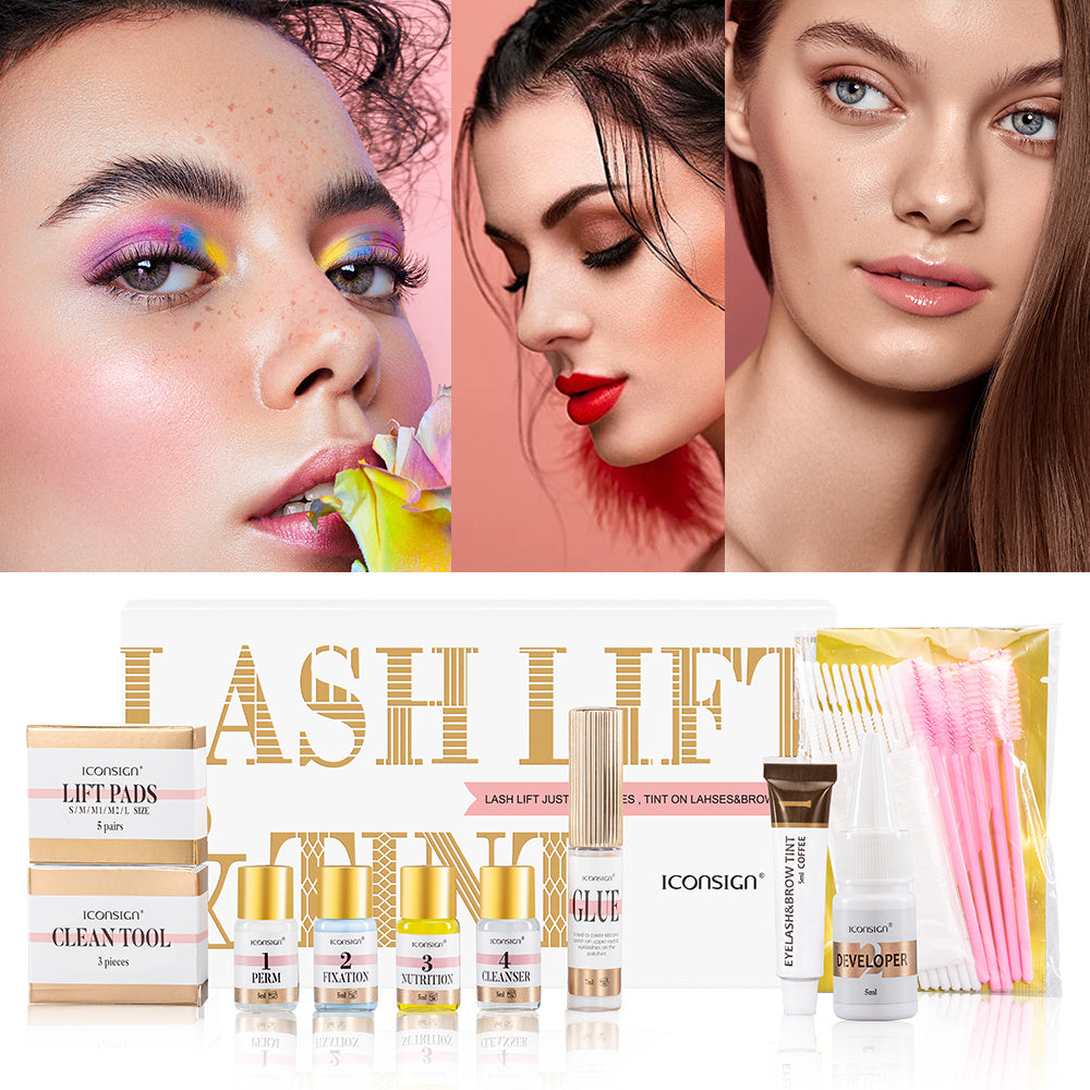 ICONSIGN Lash Lift EyeLash Eyebrow Dye Tint Kit Lashes Perm Set Brow Lamination Makeup Tools Everware Hub