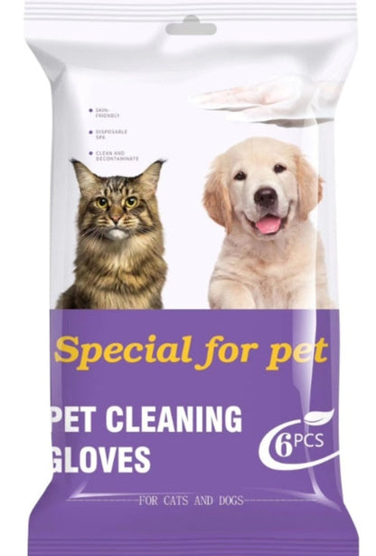 PET Cleaning  Deodorizing Bathing Wipes ForDogs And Cats, Nourish Fur Coconut OilGrooming Wipes For Dogs, Pet Cleaning GlovesWipes For Daily Care And Traveling.Hypoallergenic Everware Hub