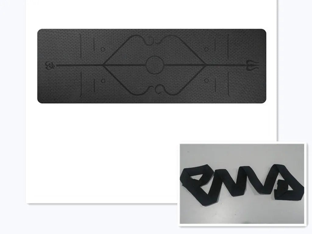 Non-Slip TPE Yoga Mat with Position Line – Eco-Friendly, Anti-Skid Exercise Mat for Beginners & Home Workouts Everware Hub