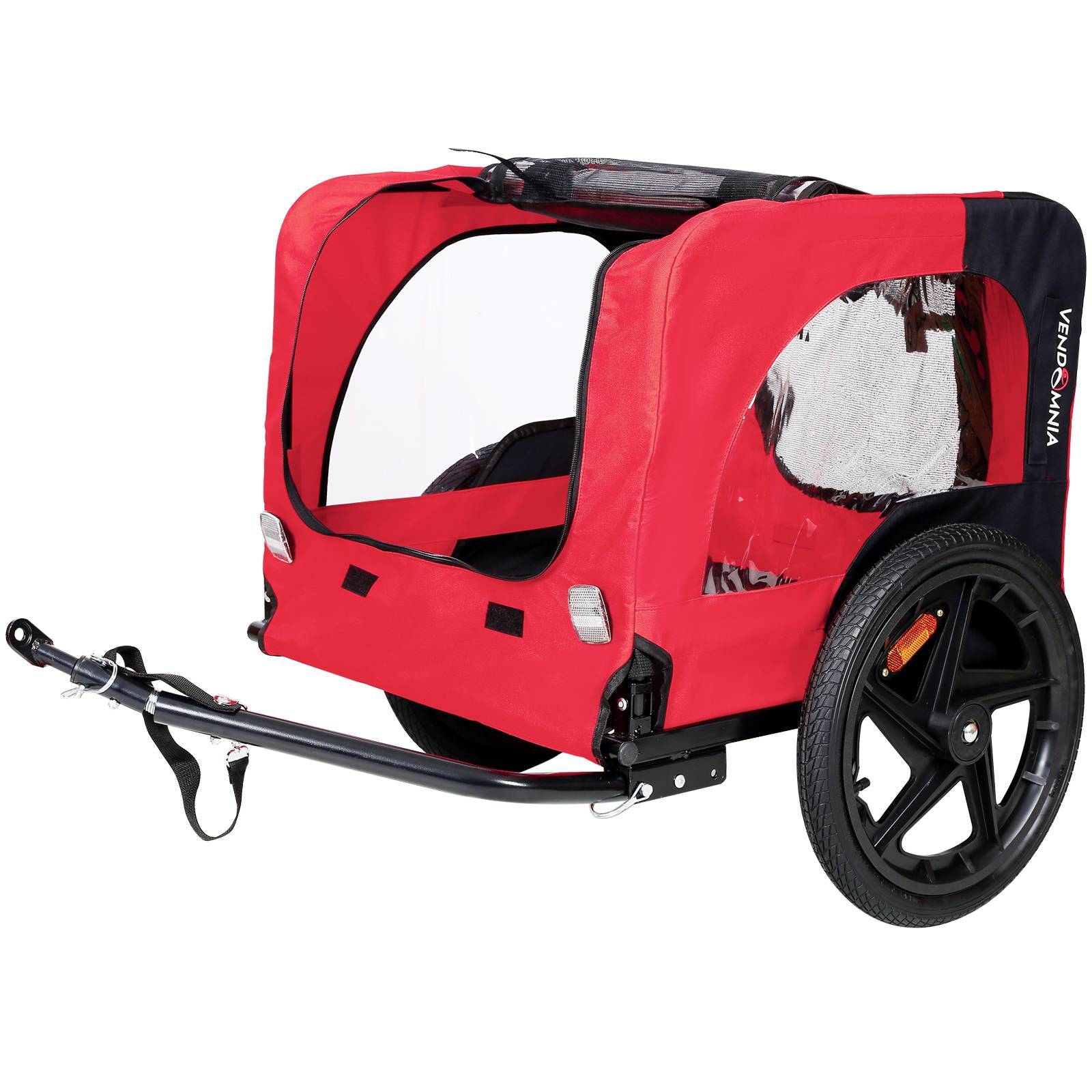 Bicycle Trailer For Pets Outdoor Foldable Dog Trailer With Reflectors Everware Hub