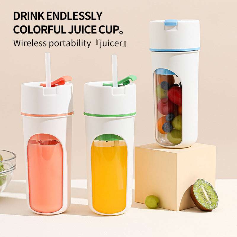 Kitchen Electric Juicer – USB Wireless Fruit Blender