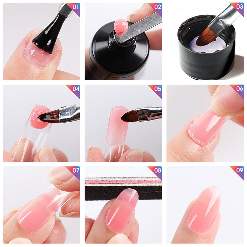 Multi-color mixed nail solid model glue Everware Hub