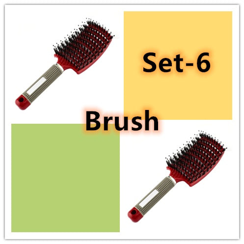 Hairbrush Anti Klit Brushy Haarborstel Women Detangler Hair Brush Bristle Nylon Scalp Massage  Teaser Hair Brush Comb Everware Hub