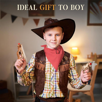 ROBOTIME Wooden Hideout Gun ,3D Mechanical Puzzle Model Construction Craft Kit Everware Hub