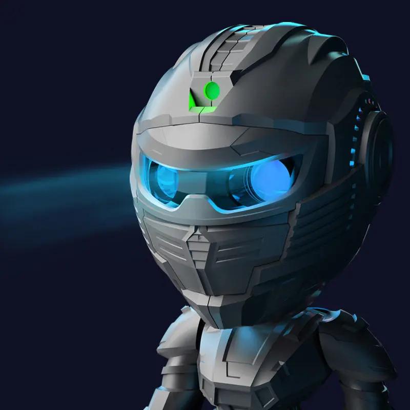 Mecha Samurai Starry Sky Night Light – Customizable Kids Room Lamp Everware Hub