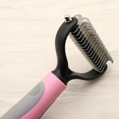 Double-Sided Dematting Comb, Knot Remover for Long-Haired Dogs Everware Hub