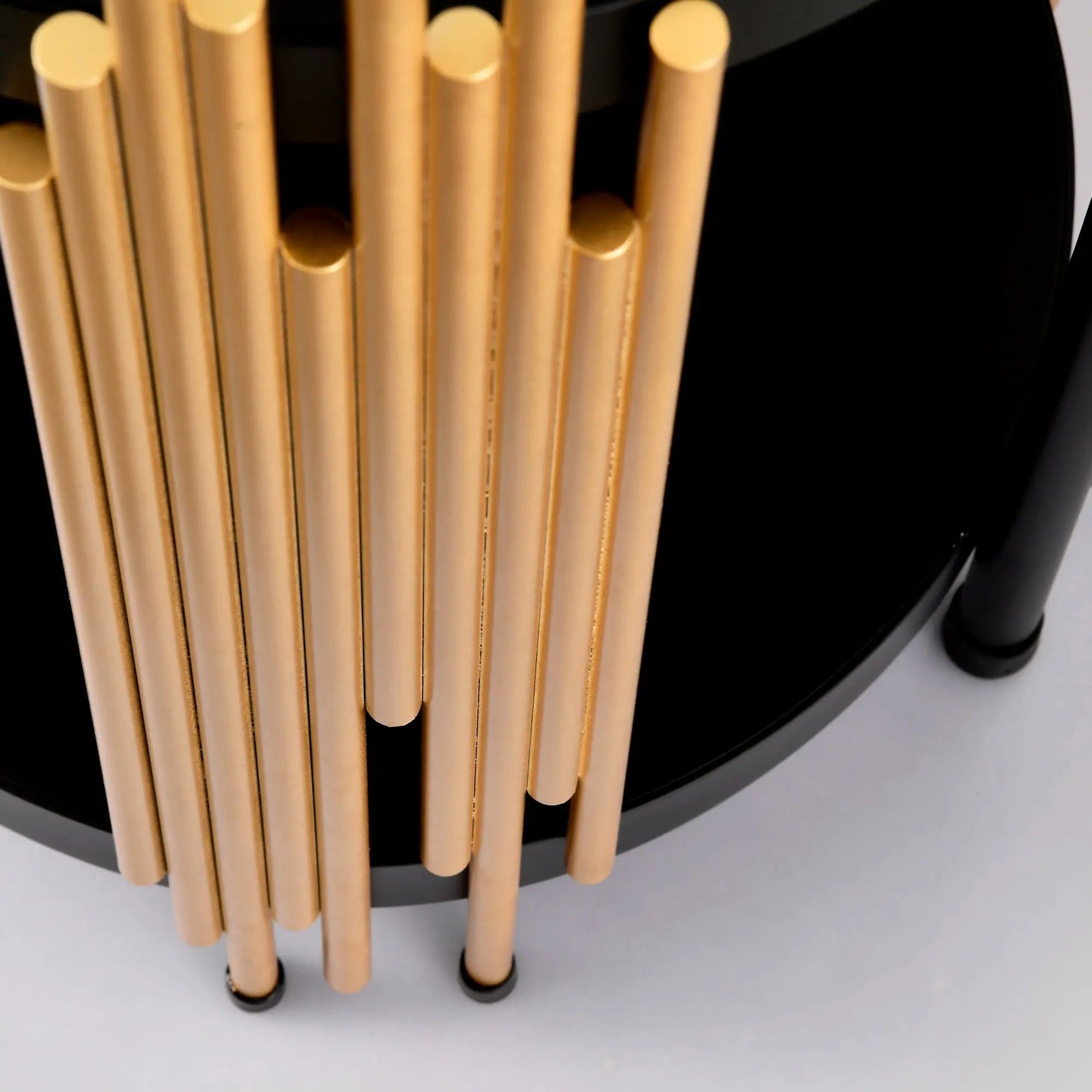 Luxury Floor Lamp with Shelves – Matte Gold/Black, E26 Base Everware Hub