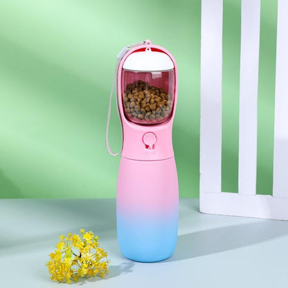 Pet Fashion Hydration Gradient Travel Kettle,Portable Pet Water Bottle for Dogs & Cats, Leak-Proof & Stylish Design Everware Hub