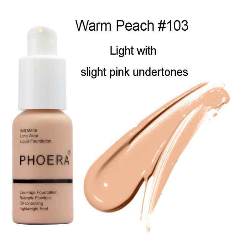 Explosive Press Type Oil Control Natural Color Matte Concealer Foundation Cream Everware Hub