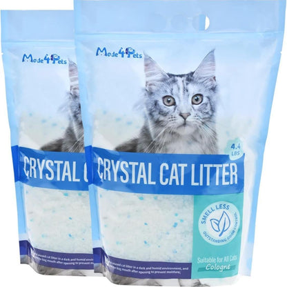 Crystal Cat Litter For Pets, No Caking, Odor Control, Light Weight, Low Dust, Easy To Use Everware Hub