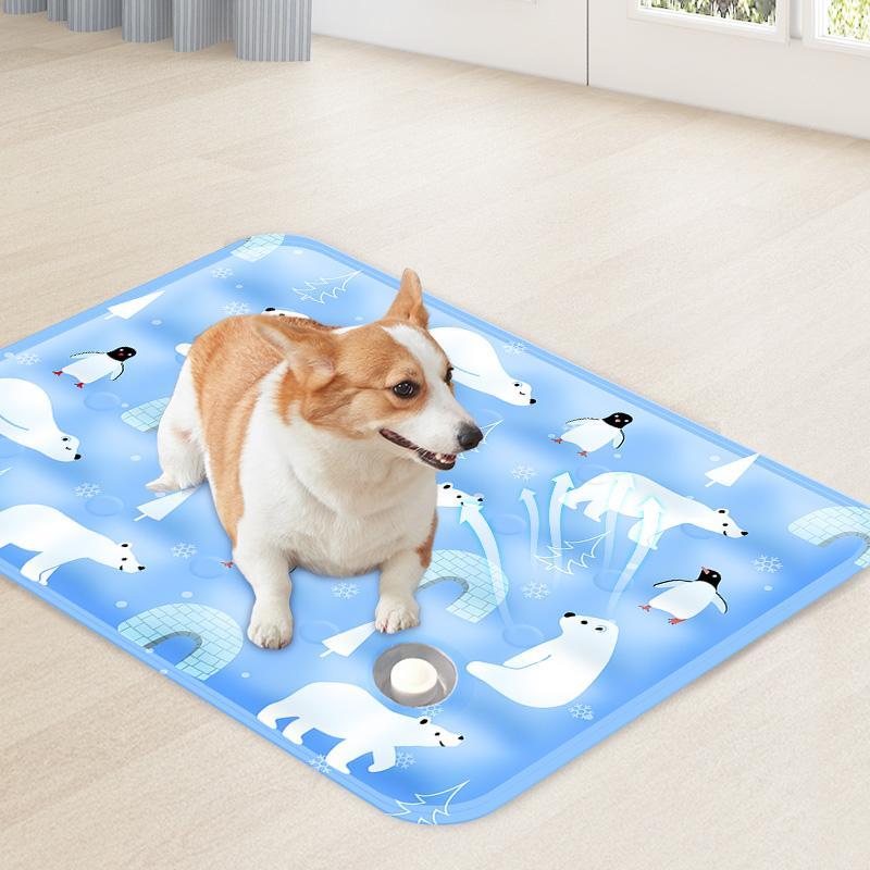Ice Bear Pet Cooling Pad – Summer Mat for Cats & Dogs | Washable & Portable Cooling Solution Everware Hub