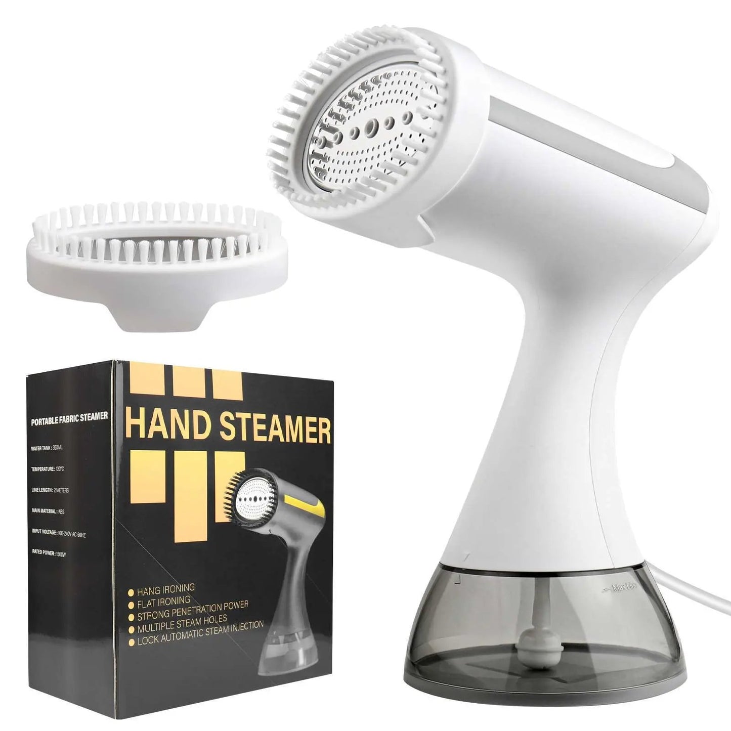 Compact Clothes Steamer,Travel & Home Use, Fast Heat-Up, Wrinkle Removal Everware Hub