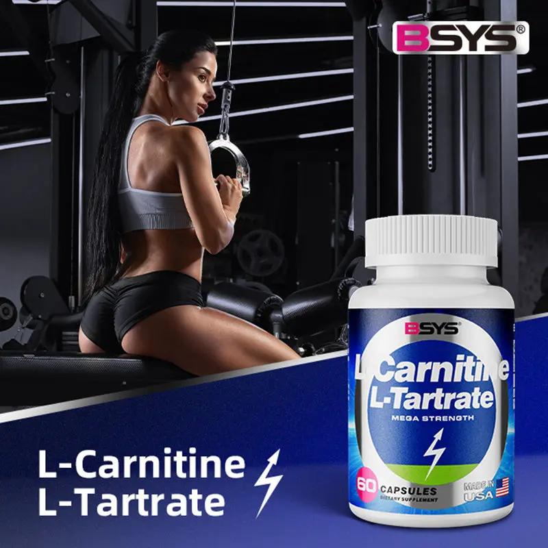 BSYS L-Carnitine L-Tartrate 60 Capsules – Energy, Metabolism & Workout Recovery Support Everware Hub