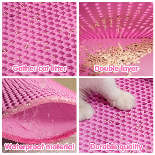Double Layer Rice Shaped Cat Litter Pad Everware Hub