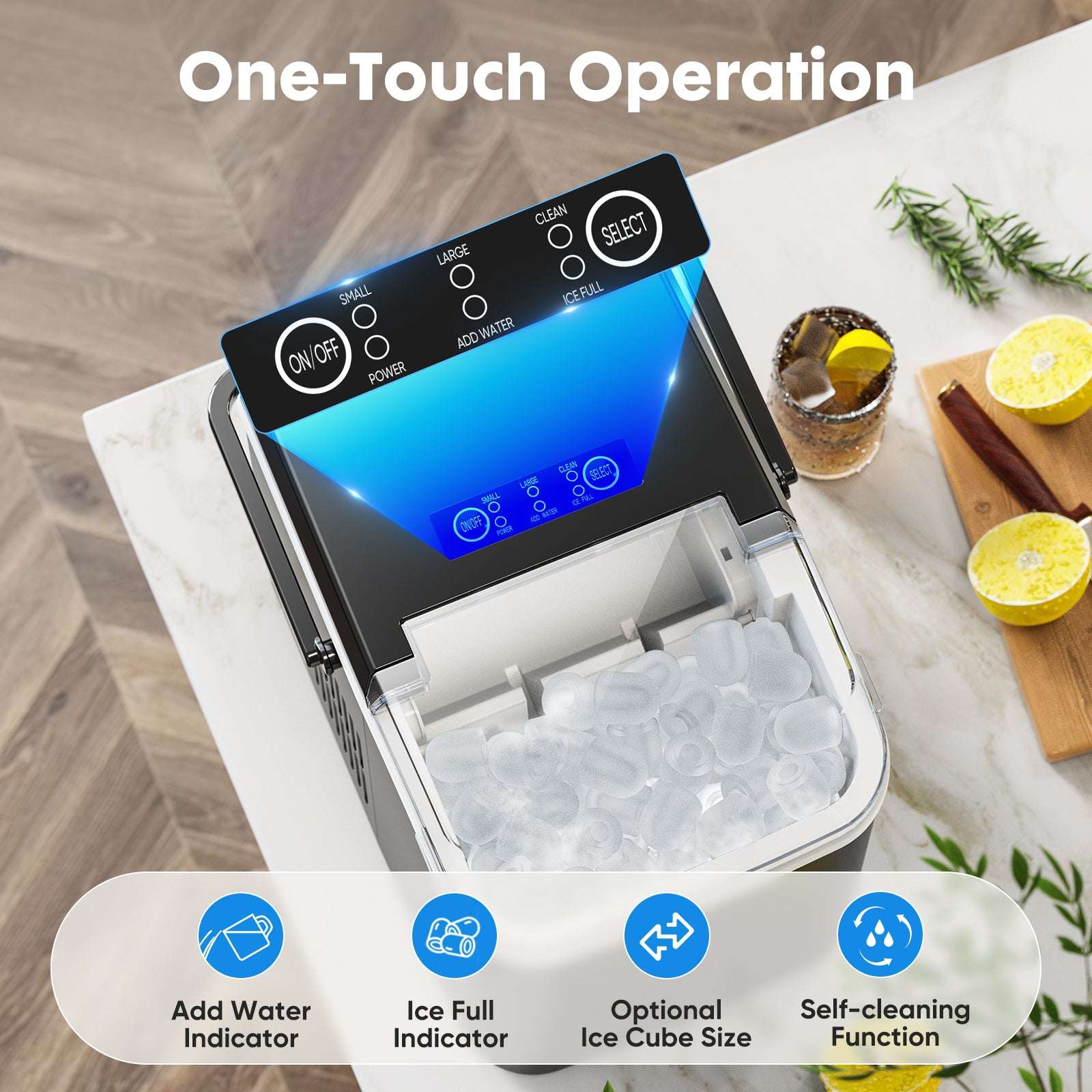 Portable Ice Maker – Fast Home & Office Ice Machine