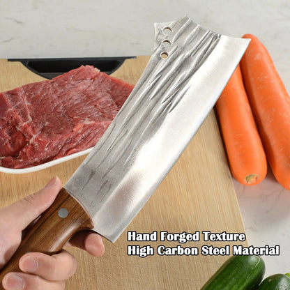 Kegani Heavy-Duty Meat Cleaver – 1.4 lbs Bone Chopper Knife | High Carbon Steel Butcher Knife Everware Hub