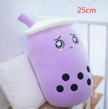 Cute Strawberry Milk Tea Plush Toy – Soft Boba Tea Cup Pillow for Kids, Girls, Birthday Gift, Kawaii Bubble Tea Cushion Everware Hub