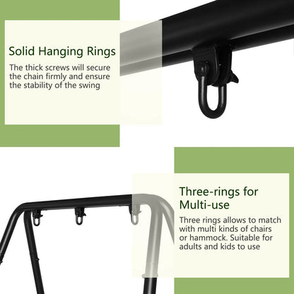 Chairlift with Four-Leg Stand – 133x137x180cm Black Everware Hub