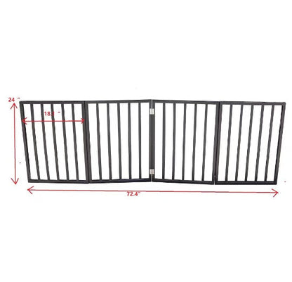 Pet Gate ,Adjustable Dog Gate for Doorways, Stairs & Hallways, Easy Install Safety Barrier Everware Hub