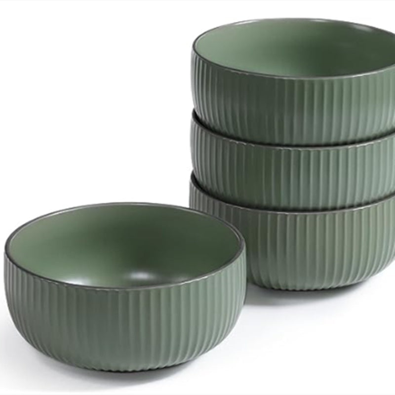 Ceramic Bowl Set of 4 – 46oz Kitchen Serving Bowls