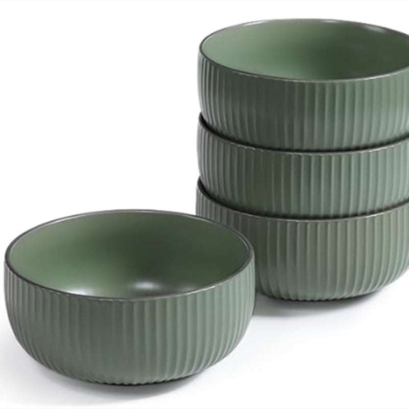 Ceramic Bowl Set of 4 – 46oz Kitchen Serving Bowls