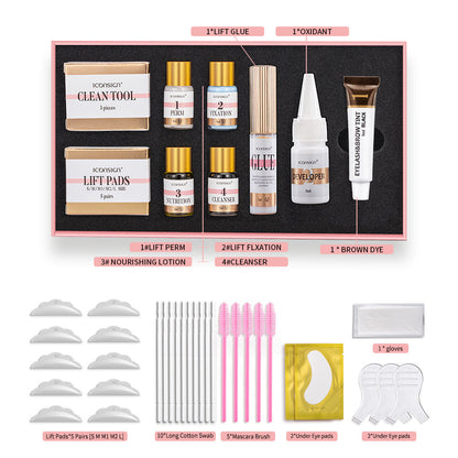 ICONSIGN Lash Lift EyeLash Eyebrow Dye Tint Kit Lashes Perm Set Brow Lamination Makeup Tools Everware Hub