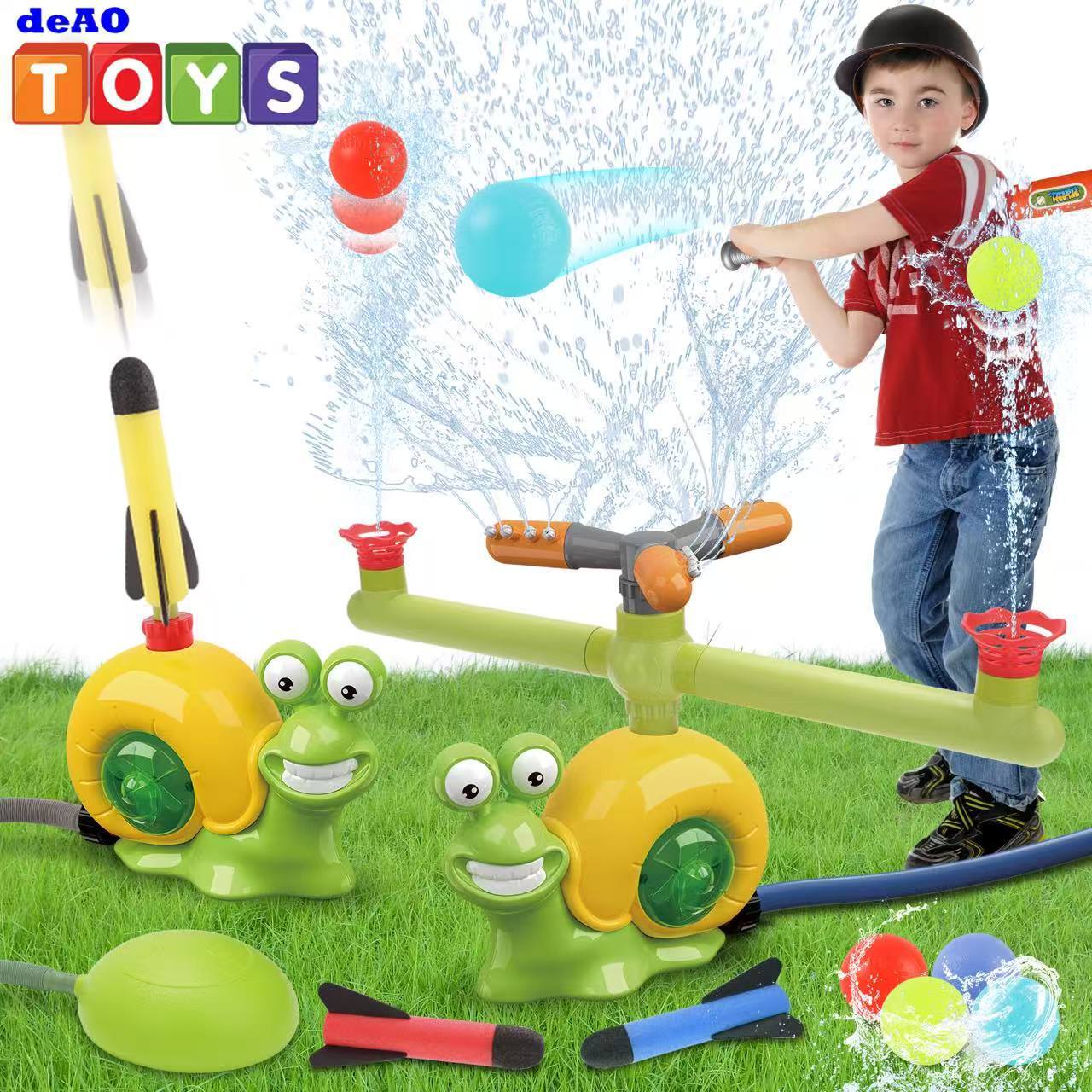 Kids Outdoor Water Sprinkler Toy – Fun Yard & Lawn Splash Play for Summer Pool Parties (Ages 3+) Everware Hub