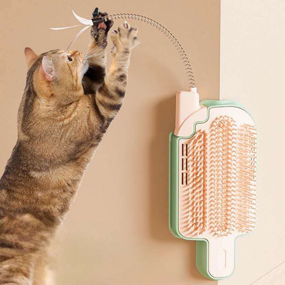 Cat Self Grooming Brush, Popsicle-Shaped, Corner Massage Comb, Cat Scratcher Everware Hub