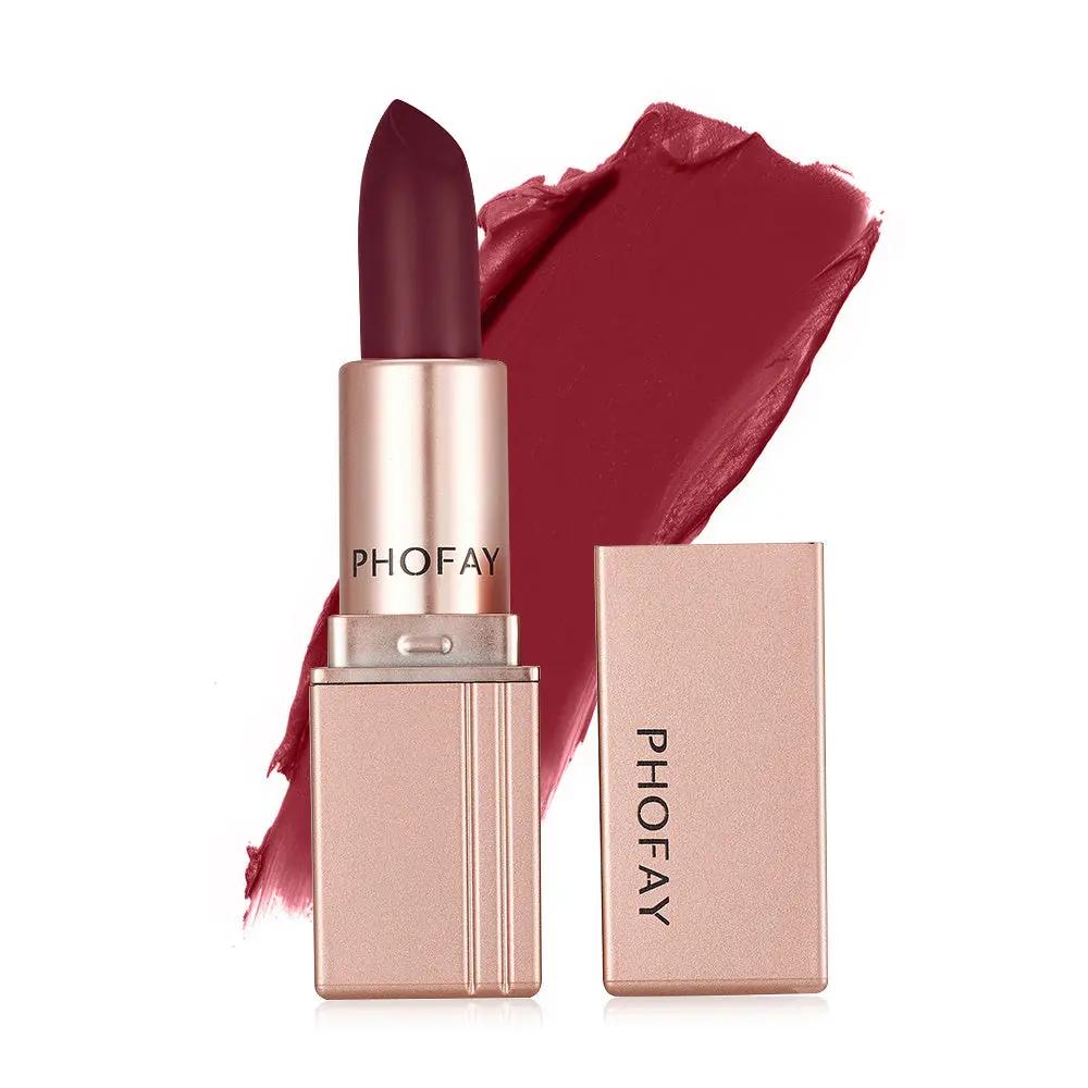 PHOFAY Matte Lipstick ,Waterproof, Long-Wearing, Ceramide-Infused Matte Everware Hub