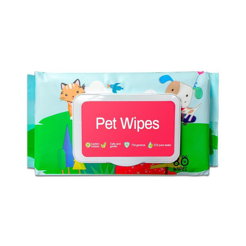 Dog And Cat Wet Wipes, Fragrance Free, Plant.based  SKIP THE BATH Gentle Cleansing AndDeodorizing,Hypoallergenic, Wipes For PawsEars, Fur, Eye Ducts And Butt Everware Hub