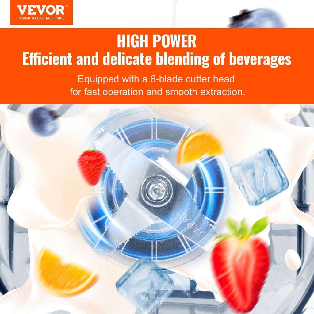 VEVOR Professional Blender – 68oz Commercial Countertop