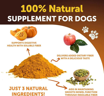 Pumpkin Powder For Dogs Digestive Support 8 OZ Fiber Supplement For Constipation For Gut Balance Healthy Skin Digestion Glands Firm Stool Poop Anti Diarrhea Gas Relief Everware Hub