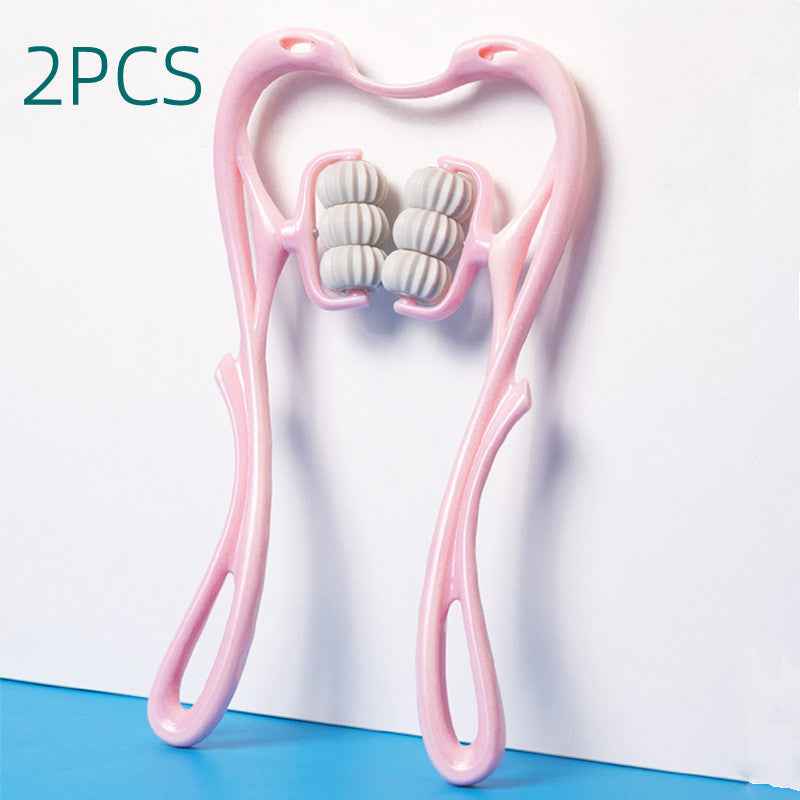 Multifunctional Manual Six-wheel Neck Massager Massage Relieve Roller Massage Tool Everware Hub