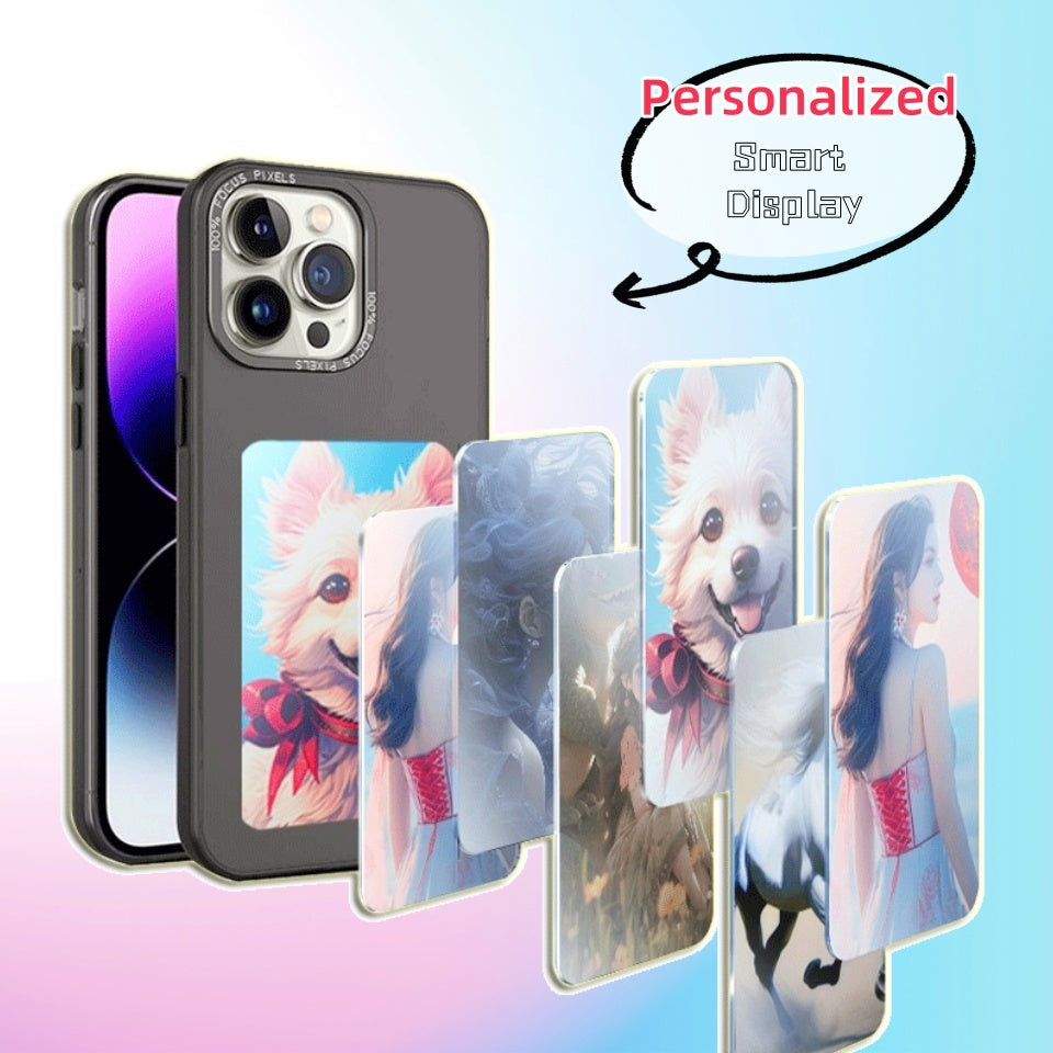E-Ink Screen Phone Case, Battery-Free Personalized Display with Unlimited Projection, Designer Luxury Phone Cover Everware Hub