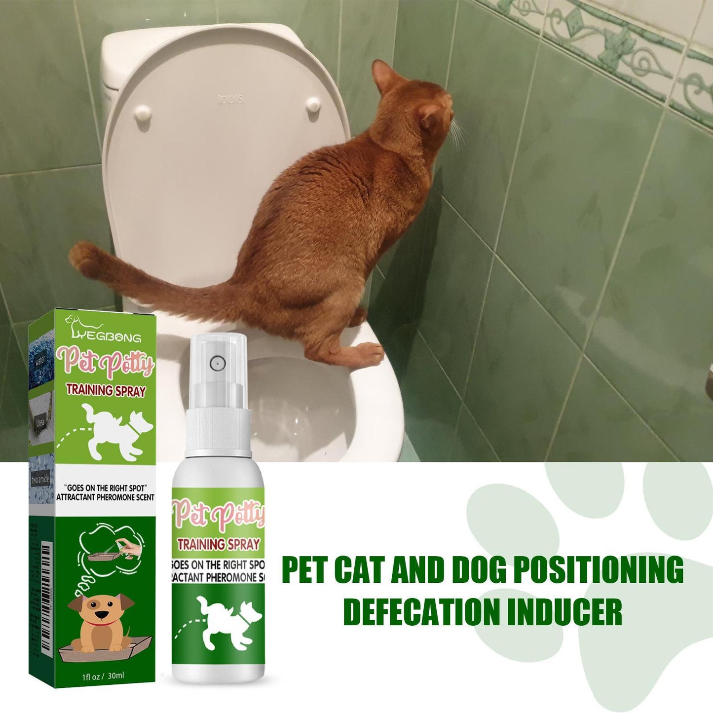 Yibang Pet Positioning Defecation Inducer Pet Toilet Inducer Urine Locator Toilet Training Agent Everware Hub