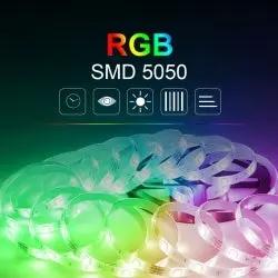 RGB 5050 LED Strip Lights ,12V Flexible SMD Light Strip Everware Hub