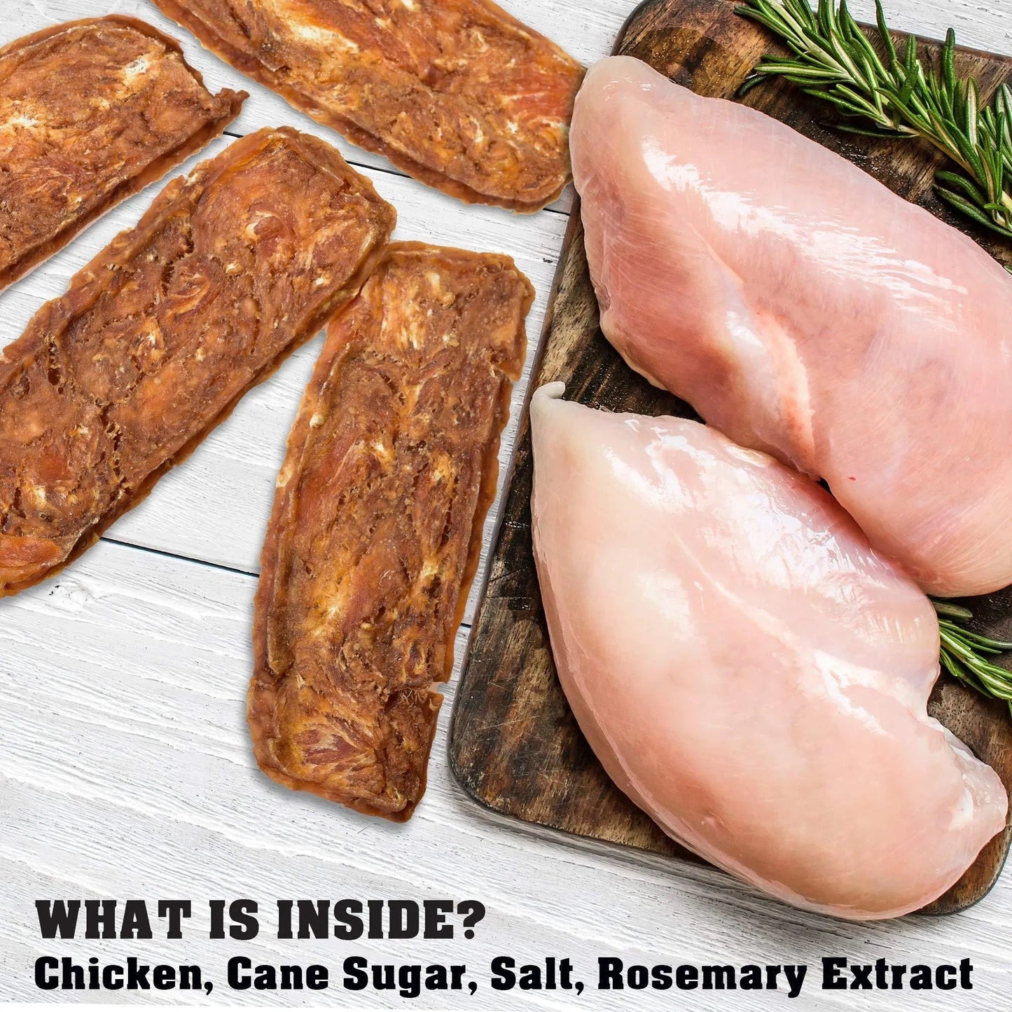 Chicken Jerky Dog Treats – 1.5 lb Grain-Free Organic Strips,High Protein Training Snacks Everware Hub