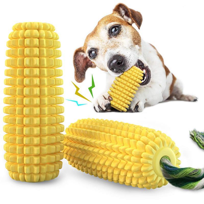 PROKEl Dog Chew Toy,5.8" Squeaky Corn Stick Rope Toy for Small, Medium & Large Breeds, Durable Chew Toy for Aggressive Chewers Everware Hub