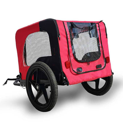 Bicycle Trailer For Pets Outdoor Foldable Dog Trailer With Reflectors Everware Hub