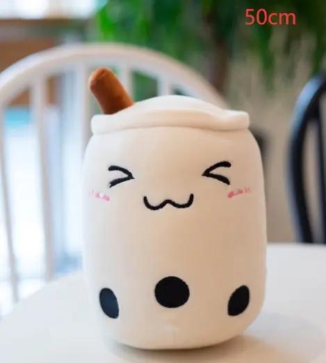 Cute Strawberry Milk Tea Plush Toy – Soft Boba Tea Cup Pillow for Kids, Girls, Birthday Gift, Kawaii Bubble Tea Cushion Everware Hub