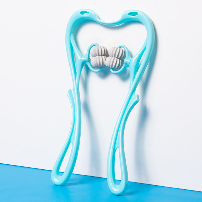 Multifunctional Manual Six-wheel Neck Massager Massage Relieve Roller Massage Tool Everware Hub