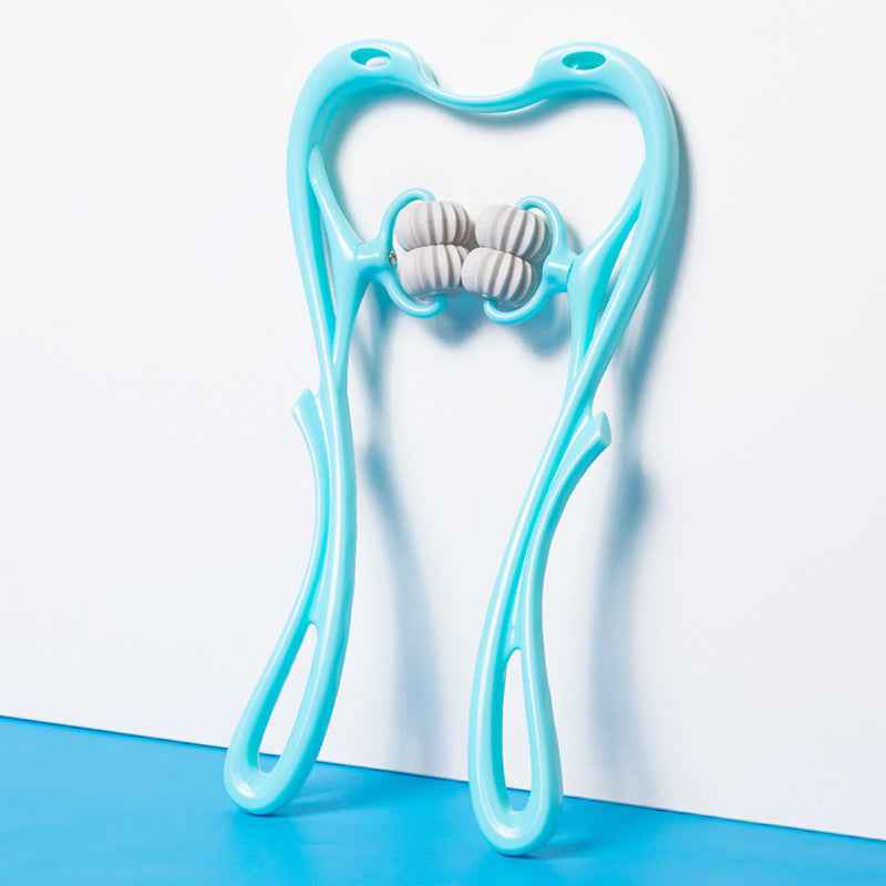 Multifunctional Manual Six-wheel Neck Massager Massage Relieve Roller Massage Tool Everware Hub